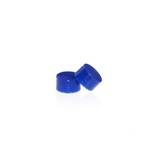 图片 欧尔9-425 蓝色光滑实心盖 配1.0mm厚度白色PE垫片