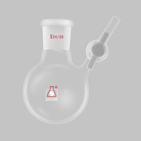 图片 反应球瓶（具标准玻璃节门） 容量1000ml 磨口24